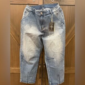 Flamingals Stylish Light Blue Women's Straight Leg Jeans